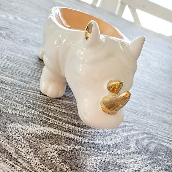 💥LAST ONE💥NIB Anthro Remi the Rhino Trinket Dish - Picture 4 of 6